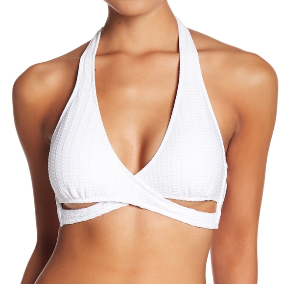 Lucky Brand Other - Lucky Brand Sucker for Faux Wrap Bikini Top